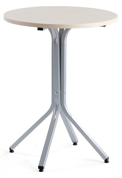 Stół VARIOUS, Ø700x900 mm, srebrny, brzoza