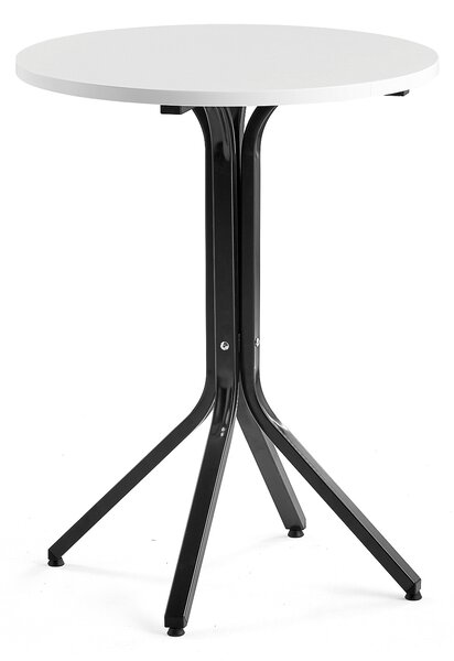 Stół VARIOUS, Ø700x900 mm, czarny, biały