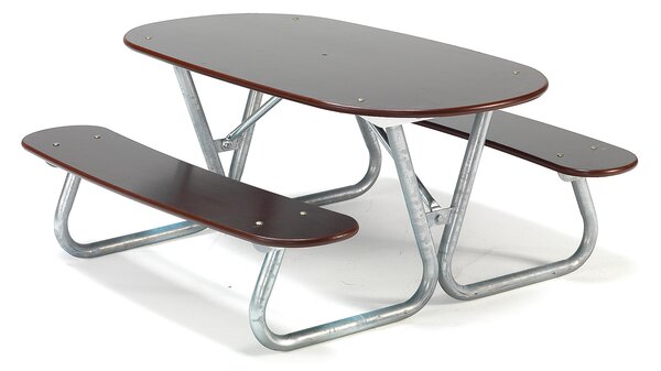 Stół piknikowy BLABAR, 1400x1400x650 mm