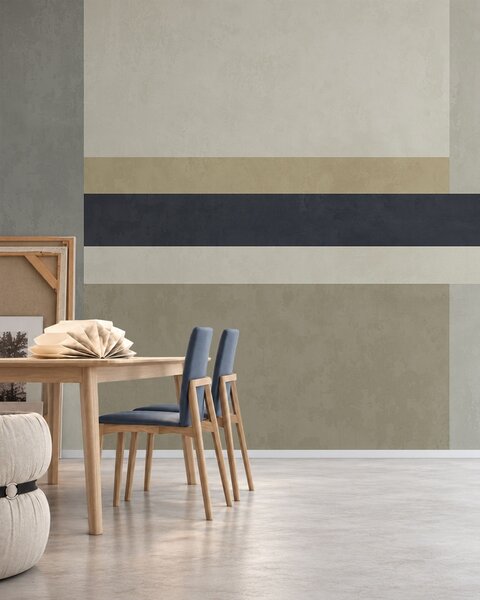 Fototapety Geometryczne bloki w odcieniach beżu i szarości z ciemnym paskiem, Fototapety 3D, Fototapety 3d geometryczna, w05890v1 : Uwalls.pl