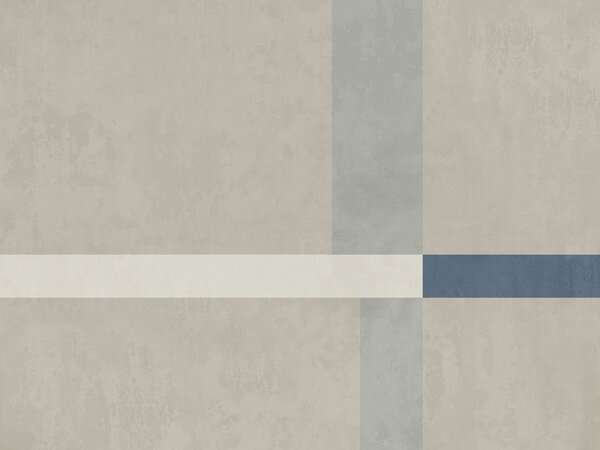 Fototapety Abstrakcyjne beżowe i szare prostokąty z niebieskim akcentem, Fototapety Geometryczne, w05891v2 : Uwalls.pl