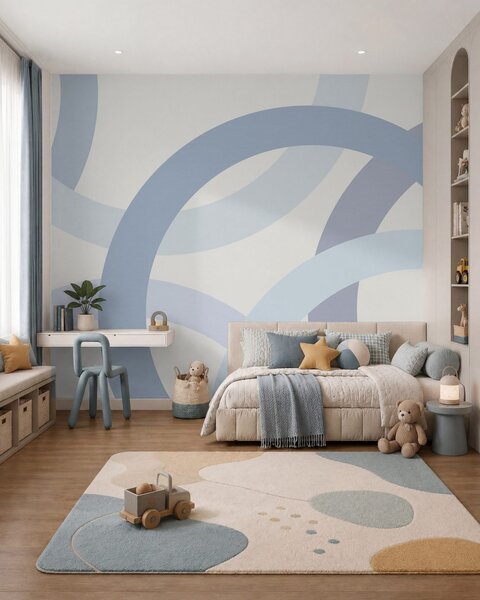 Fototapety Abstrakcja z okręgami, Fototapety Geometryczne, w05709v1 : Uwalls.pl