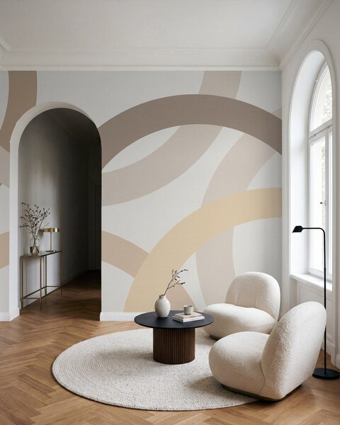 Fototapety Abstrakcja z okręgami, Fototapety Geometryczne, w05709v2 : Uwalls.pl