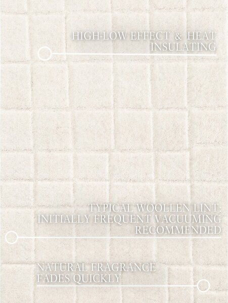 Kremowy wełniany dywan 200x290 cm Kenso – Villeroy&Boch