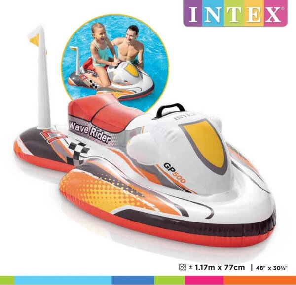 INTEX Materac w kształcie skutera wodnego Wave Rider, 117x77 cm