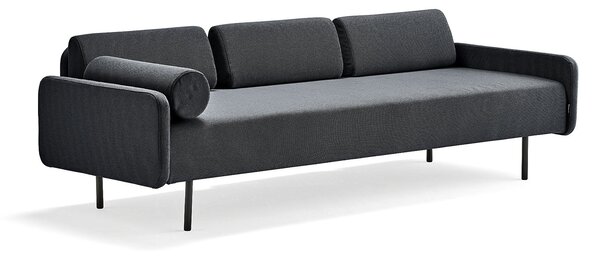 Sofa TRENDY, 3-osobowa, tkanina, antracyt