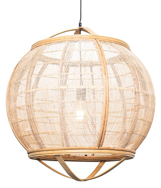 Orientalna lampa wisząca brązowa 58 cm - Pascal Oswietlenie wewnetrzne