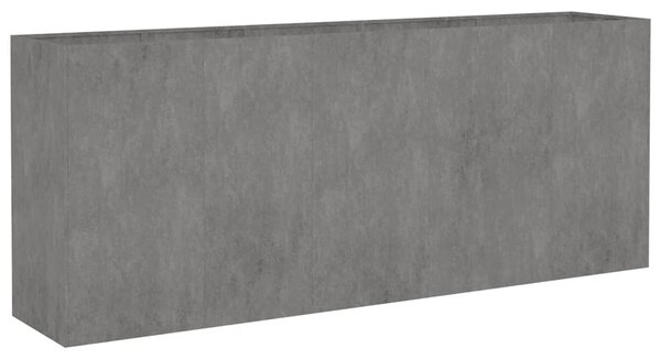 Podwyższona donica, 200x40x80 cm, stal kortenowska