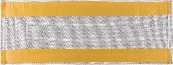 Kremowe bawełniane dywaniki na schody zestaw 16 szt. 25x65 cm Tablo Krem – Vitaus