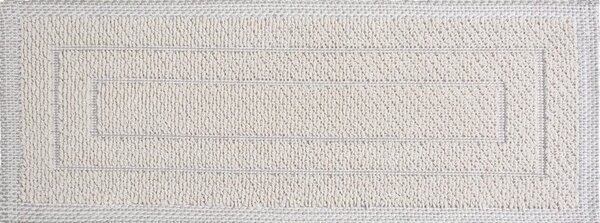 Kremowe bawełniane dywaniki na schody zestaw 16 szt. 25x65 cm Tablo Krem – Vitaus