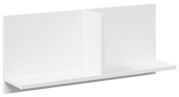 Półka ścienna, 70x16,5x30 cm, biała, materiał drewnopochodny