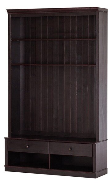 Brązowy zestaw pod TV z litego drewna sosnowego 140x223 cm Anita – Støraa