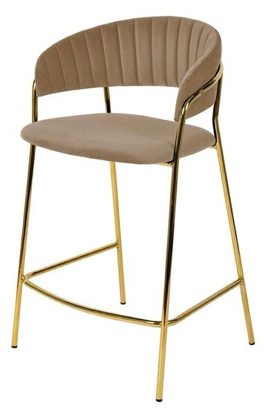 Krzesło barowe MARGO khaki / beżowe