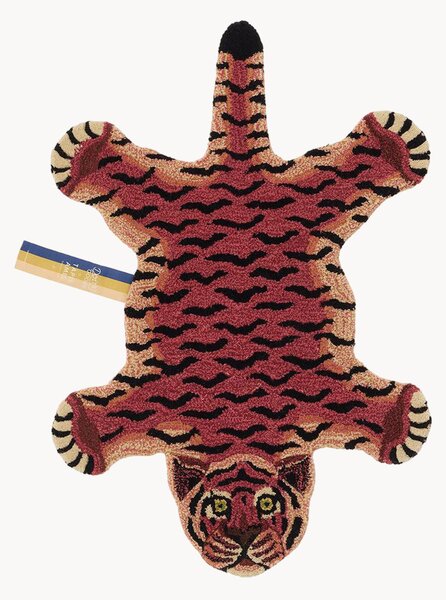 Ręcznie tuftowany dywan z wełny Wise Tiger Small