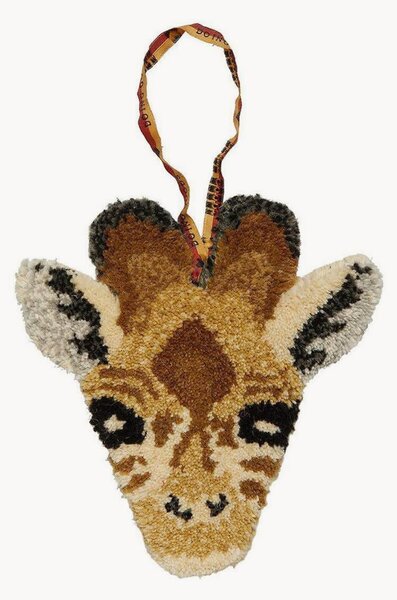 Dekoracja wisząca z wełny Gimpy Giraffe