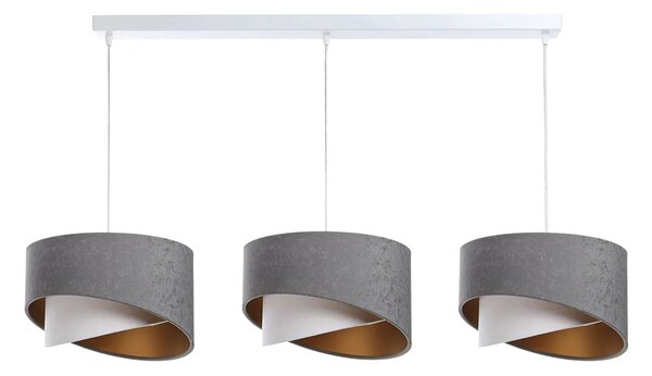 Potrójna duża lampa wisząca nad stół - S506-Vixa
