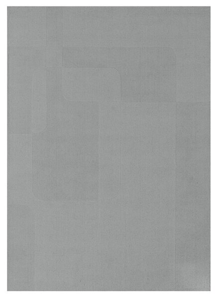 MebleMWM Dywan wełniany EVORA Gray | Szary