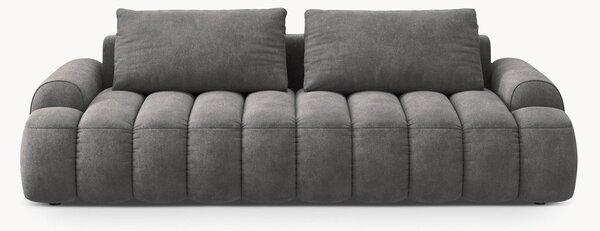 Sofa rozkładana z aksamitu z miejscem do przechowywania Simona (4-osobowa)