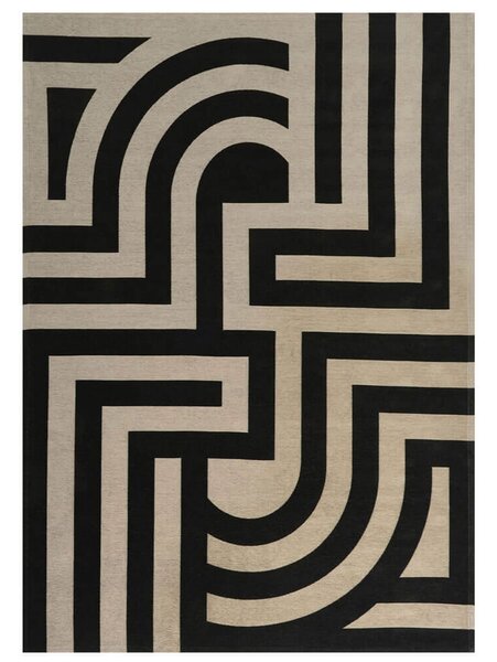 MebleMWM Dywan TIFFANY Black | Łatwoczyszczący