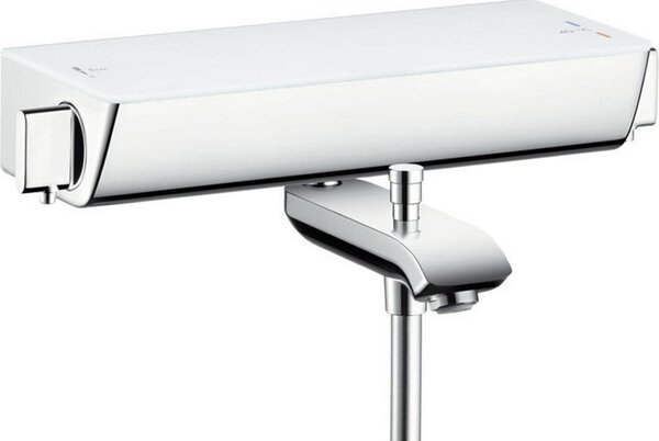 Hansgrohe Ecostat Select, Umywalki, Chrom, Biały