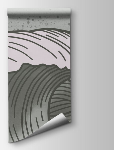 Fototapeta Rysunek przedstawiający fale na morzu, Fototapety Abstrakcja, Popularne Fototapety, t00830v1 - Tapeko.pl