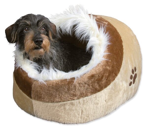 Beżowa pluszowa budka dla kotów 35x26 cm Trixie Minou – Plaček Pet Products