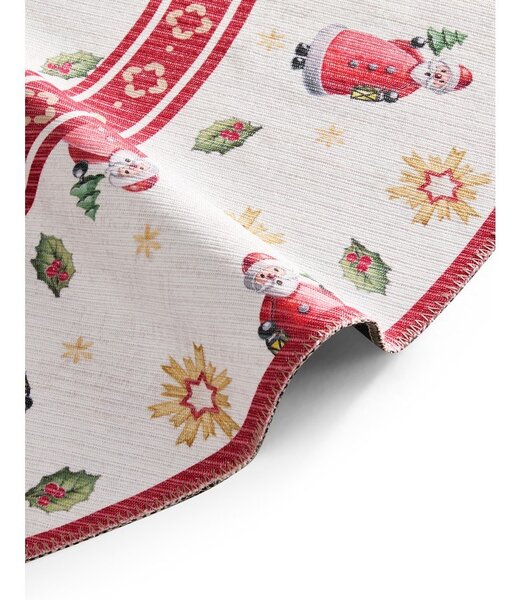 Czerwony okrągły dywan ze świątecznym motywem ø 160 cm Toy's Delight Santa Claus – Villeroy&Boch