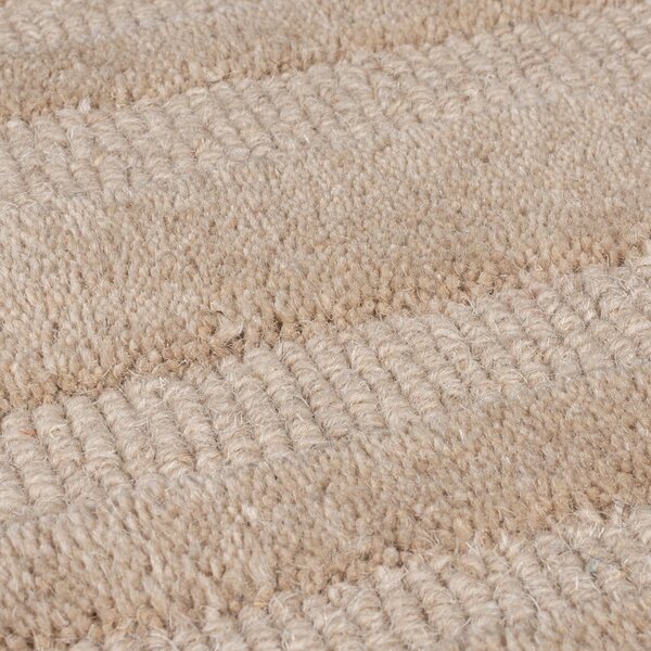 Beżowy wełniany dywan tkany ręcznie 160x230 cm Zen Rectangles – Flair Rugs