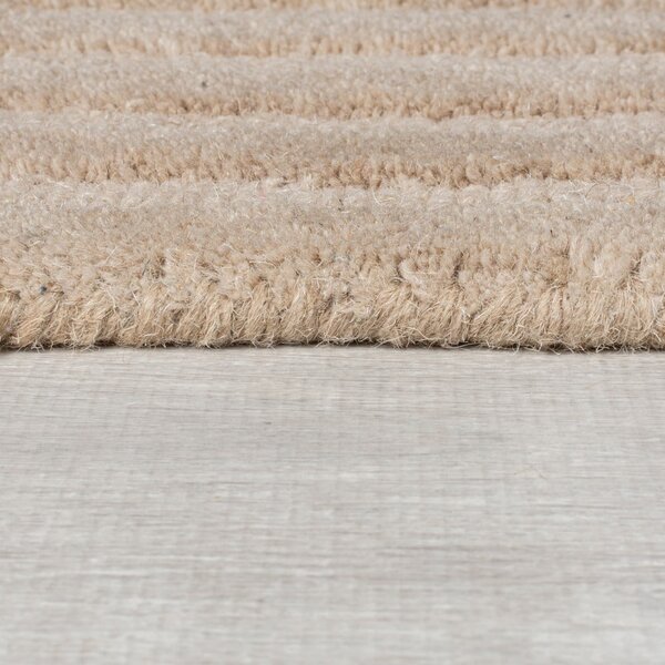 Beżowy wełniany dywan tkany ręcznie 160x230 cm Zen Rectangles – Flair Rugs