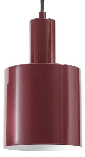 Lampa wisząca Ovelia Lindby, możliwość ściemniania, czerwony, salon / jadalnia, metal, nowoczesny