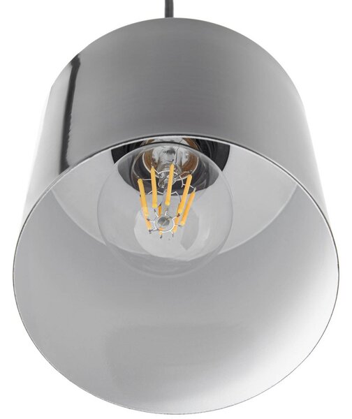 Lampa wisząca Ovelia Lindby, możliwość ściemniania, czarny, salon / jadalnia, metal, nowoczesny