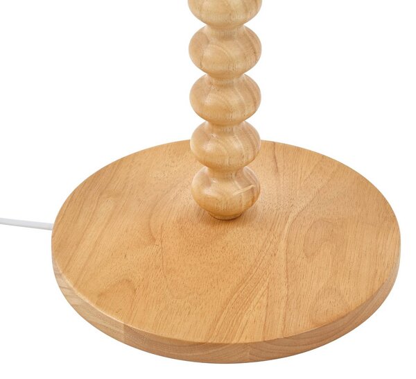 Lampa stojąca Karlie Lucande, jasne drewno, drewno