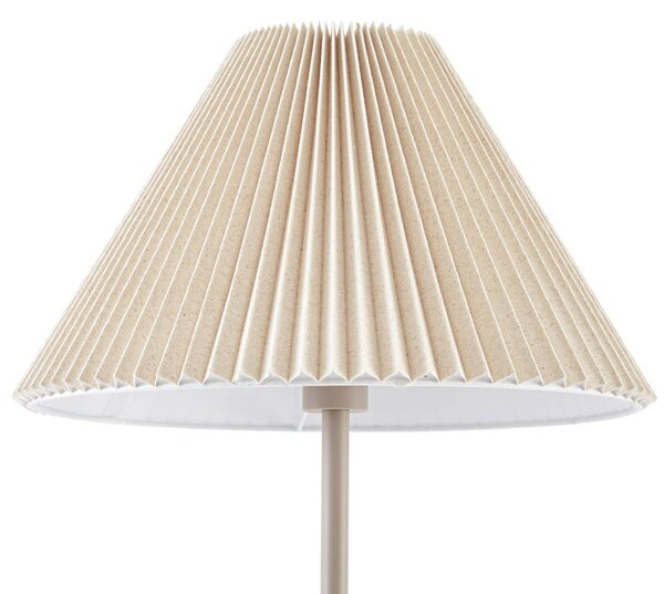 Lampa stojąca Percy NOLA, kremowy / amber, salon / jadalnia, tkanina / materiał / jedwab, nowoczesny