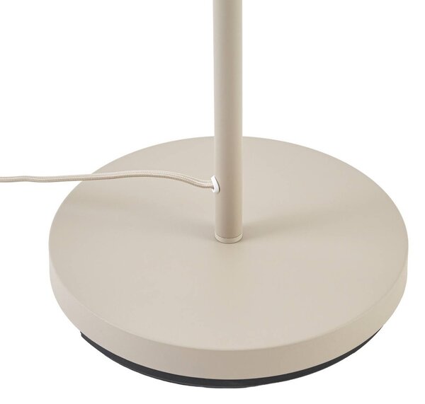 Lampa stojąca Percy NOLA, kremowy / amber, salon / jadalnia, tkanina / materiał / jedwab, nowoczesny