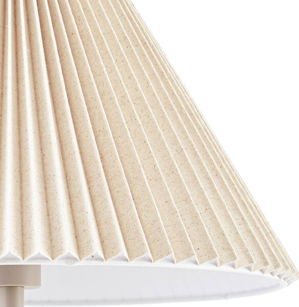 Lampa stojąca Percy NOLA, kremowy / amber, salon / jadalnia, tkanina / materiał / jedwab, nowoczesny