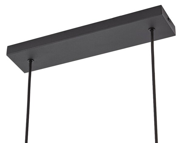 Lampa wisząca Jorvan Lucande, możliwość ściemniania, biały / opal, salon / jadalnia, tkanina / materiał / jedwab, nowoczesny