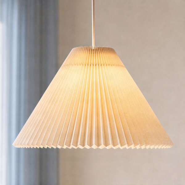 Lampa Wisząca NOLA, Percy, ściemnialny, beżowy, salon, tkanina | tekstylia, nowoczesny