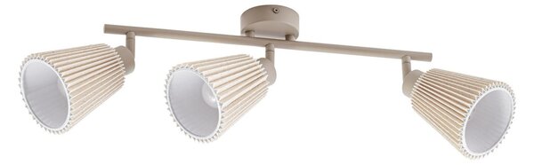 Lampy sufitowe NOLA, Percy, ściemnialny, beżowy, salon, tkanina | tekstylia, nowoczesny