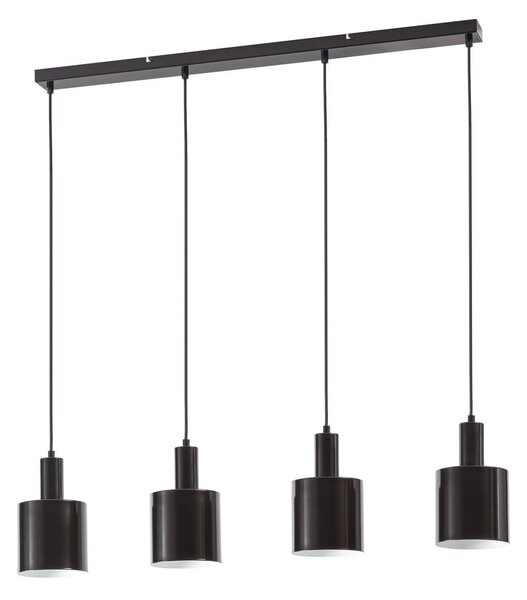 Lampa Wisząca Lindby, Ovelia, ściemnialny, czarny, kuchnia, metal, nowoczesny