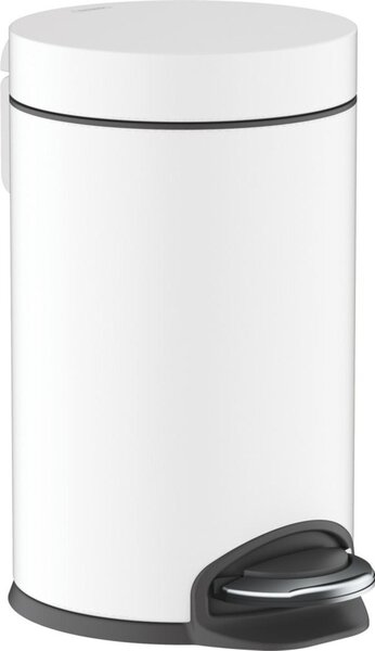Hansgrohe AddStoris - Kosz na śmieci 3 l, Soft Close, biały matowy 41775700