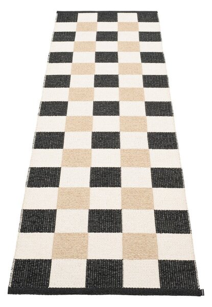 Czarno-kremowy chodnik odpowiedni na zewnątrz 70x240 cm Pix Black Vanilla – Pappelina