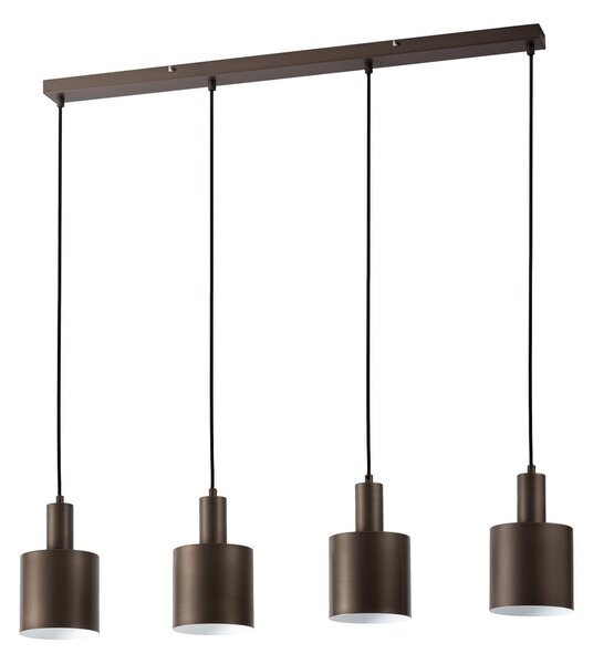 Lampa Wisząca Lindby, Ovelia, ściemnialny, brąz rdzawy, kuchnia, metal, nowoczesny