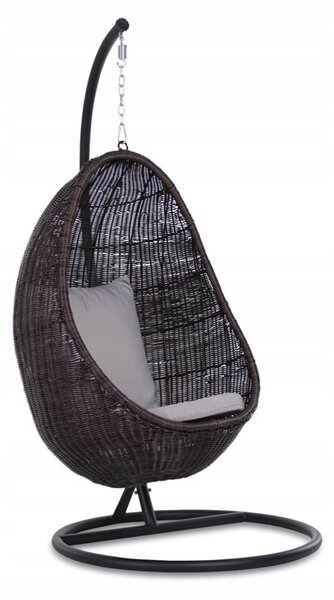 Fotel Wiszący Premium Kosz Kokon Madera Huśtawka Ogrodowa Corciano