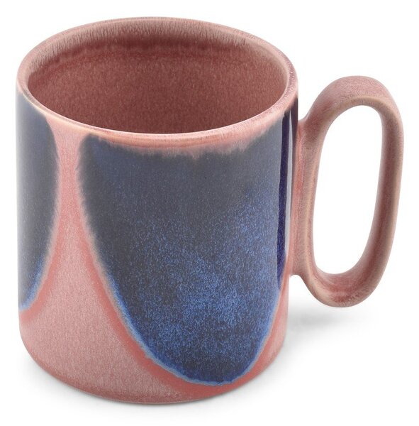 Niebieski/różowy kamionkowy kubek 390 ml Paint – Salt&Pepper