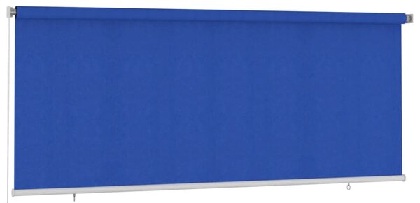Roleta zewnętrzna, 350x140 cm, niebieska, HDPE