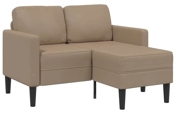 Sofa 2-osobowa z szezlongiem w ksztaÅcie litery l cappuccino