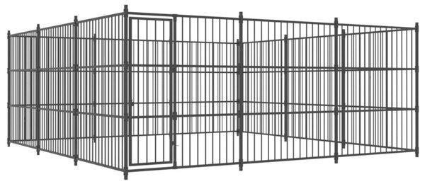 Kojec zewnętrzny dla psa, 450 x 450 x 185 cm