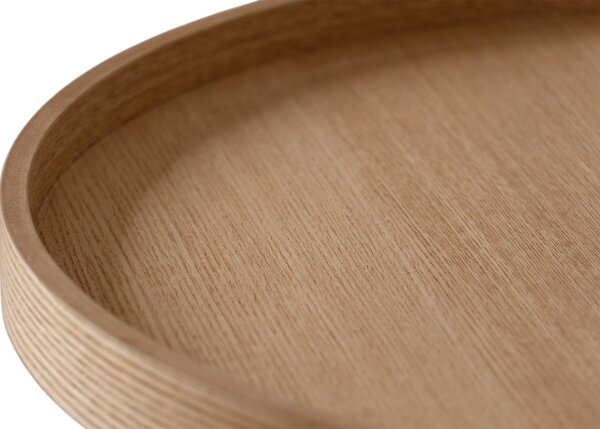 Stolik kawowy okrągły Tiliana 45 cm - naturalny