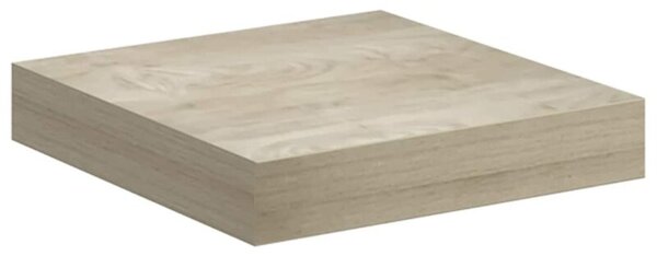 Wisząca półka ścienna, kolor dębowy, 23 x 23,5 x 3,8 cm, mdf