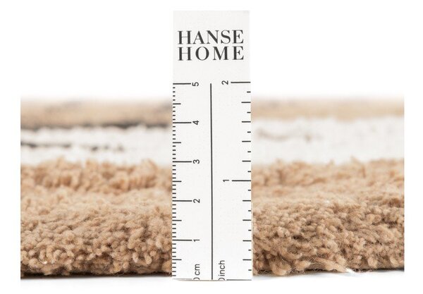 Jasnobrązowy bawełniany dywan dziecięcy odpowiedni do prania/tkany ręcznie 93x120 cm Snuggle Bea – Hanse Home